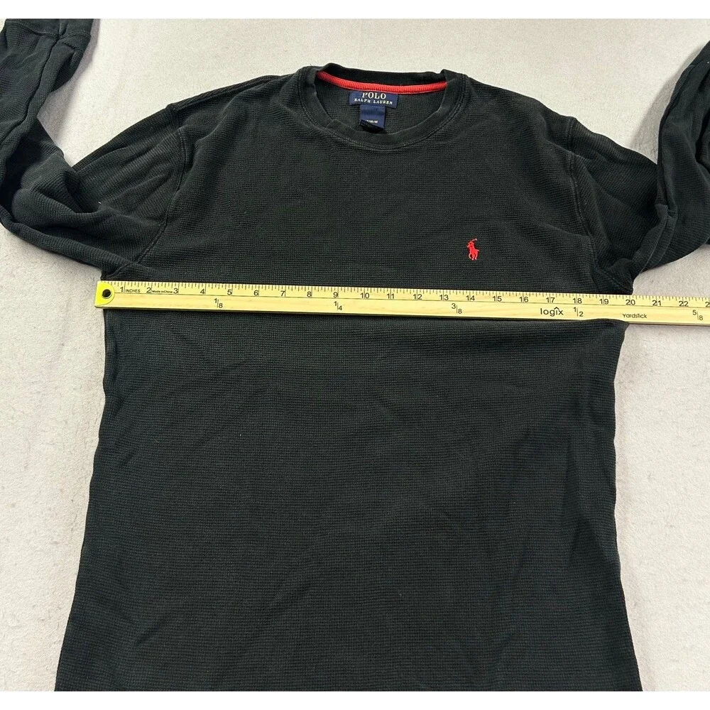 Polo Ralph Lauren Mens Waffle Knit Long Sleeve Crewneck Shirt Thermal
